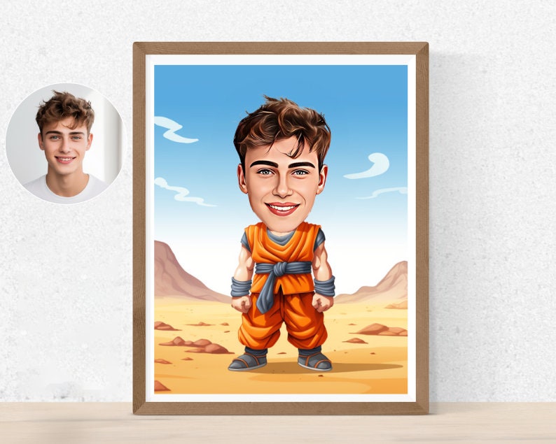 Personalised Dragon Ball Caricature