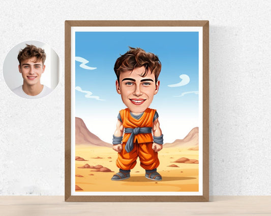 Personalised Dragon Ball Caricature