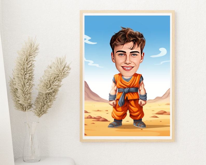 Personalised Dragon Ball Caricature