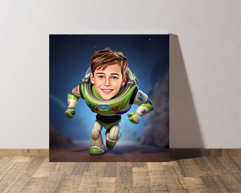 Personalised Buzz Lightyear Caricature