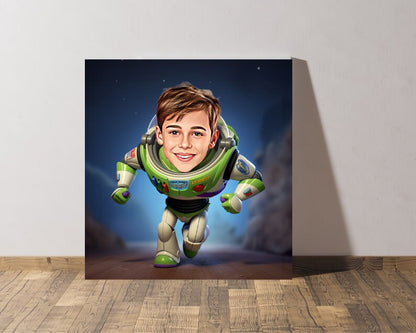Personalised Buzz Lightyear Caricature