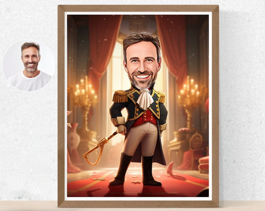 Personalised Napoleon Caricature