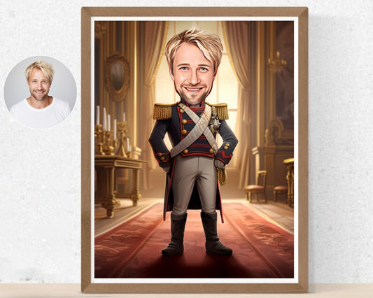 Personalised Napoleon Caricature