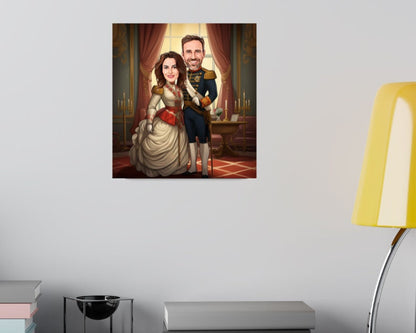 Personalised Couple Caricature