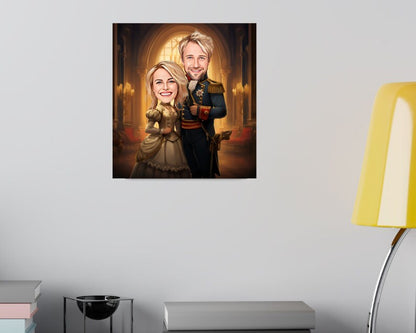 Personalised Royal Family Caricature