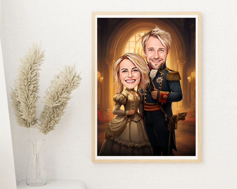 Personalised Royal Family Caricature