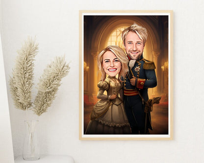 Personalised Royal Family Caricature