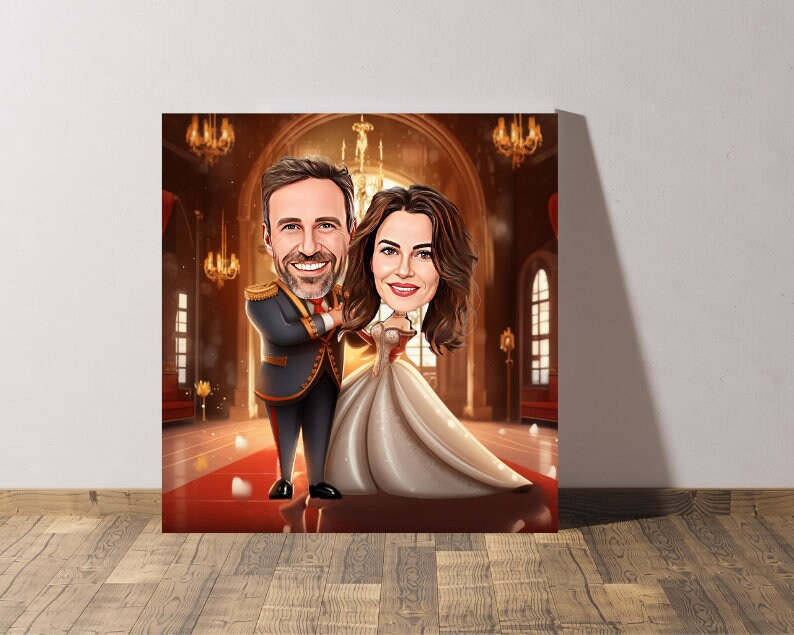 Personalised Couple Caricature