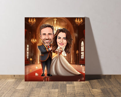 Personalised Couple Caricature