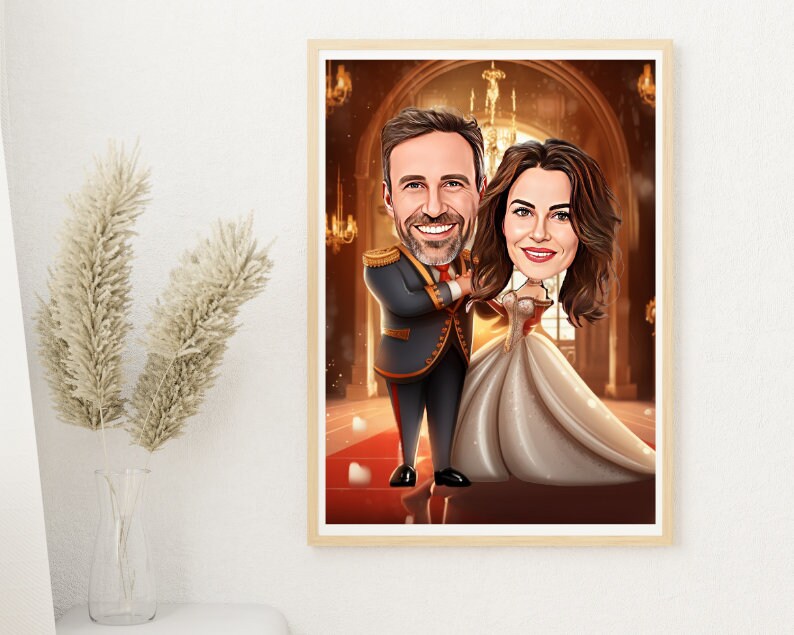 Personalised Couple Caricature