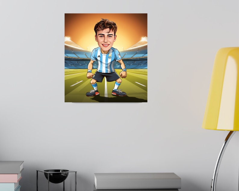 Personalised Argentina Caricature