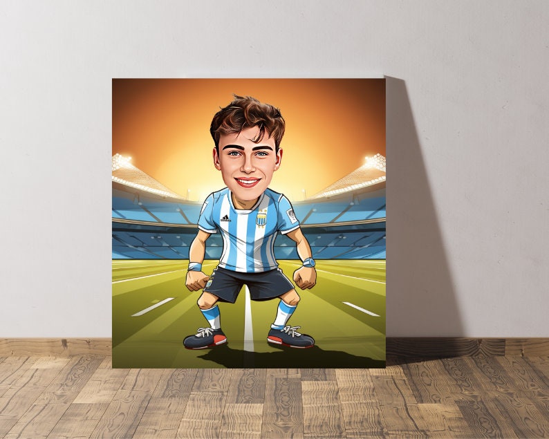 Personalised Argentina Caricature