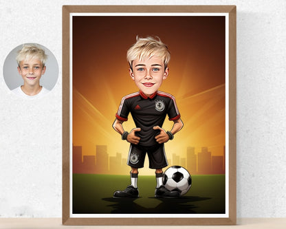 Personalised Germany Caricature