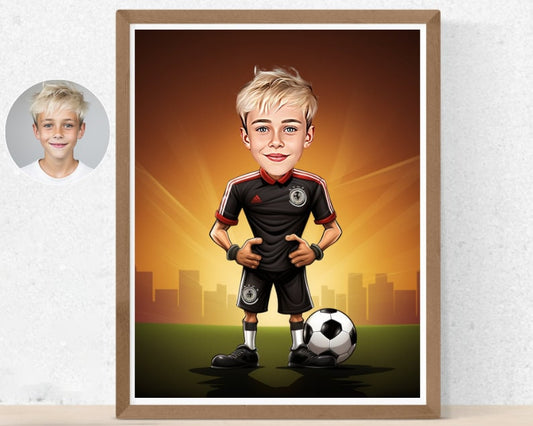 Personalised Germany Caricature
