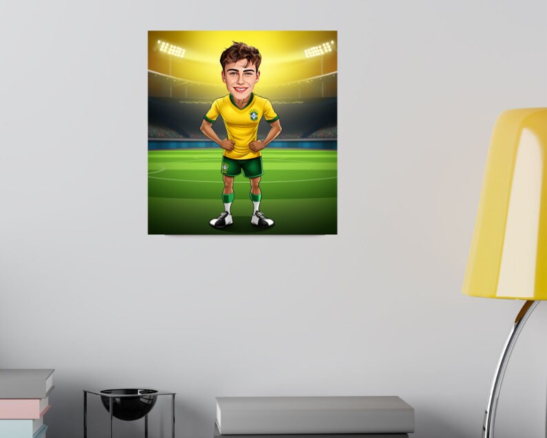 Personalised Brazil Caricature