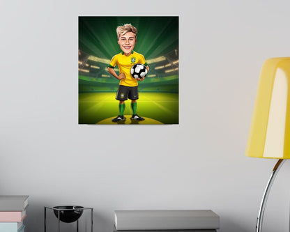 Personalised Brazil Caricature