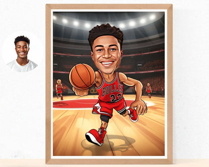 Personalised Chicago Caricature