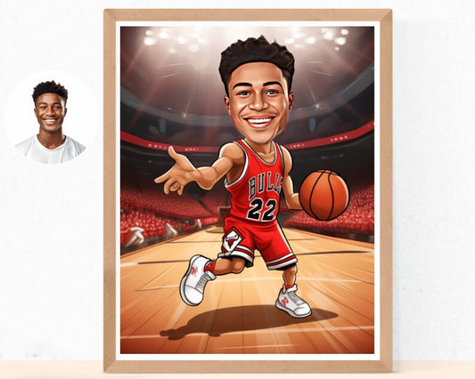 Personalised Chicago Caricature