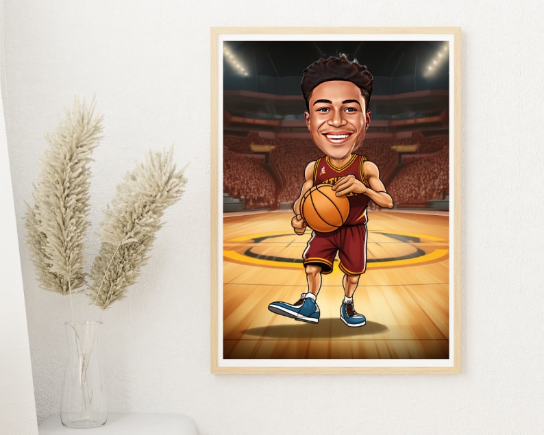 Personalised Cleveland Caricature