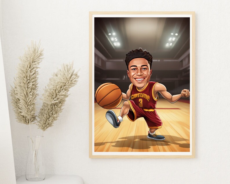 Personalised Cleveland Caricature
