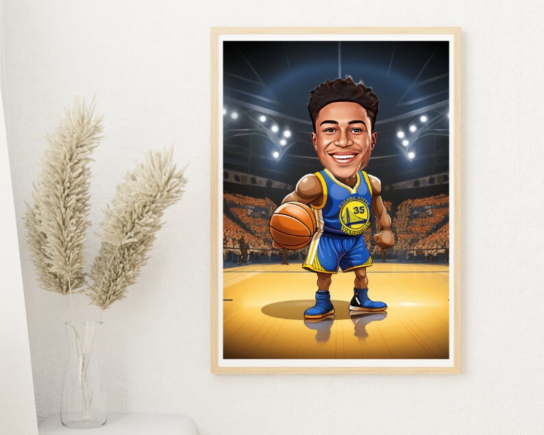 Personalised Golden State Caricature
