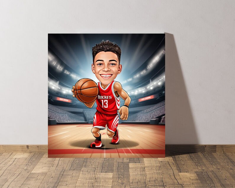 Personalised Houston Caricature