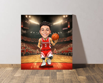 Personalised Houston Caricature