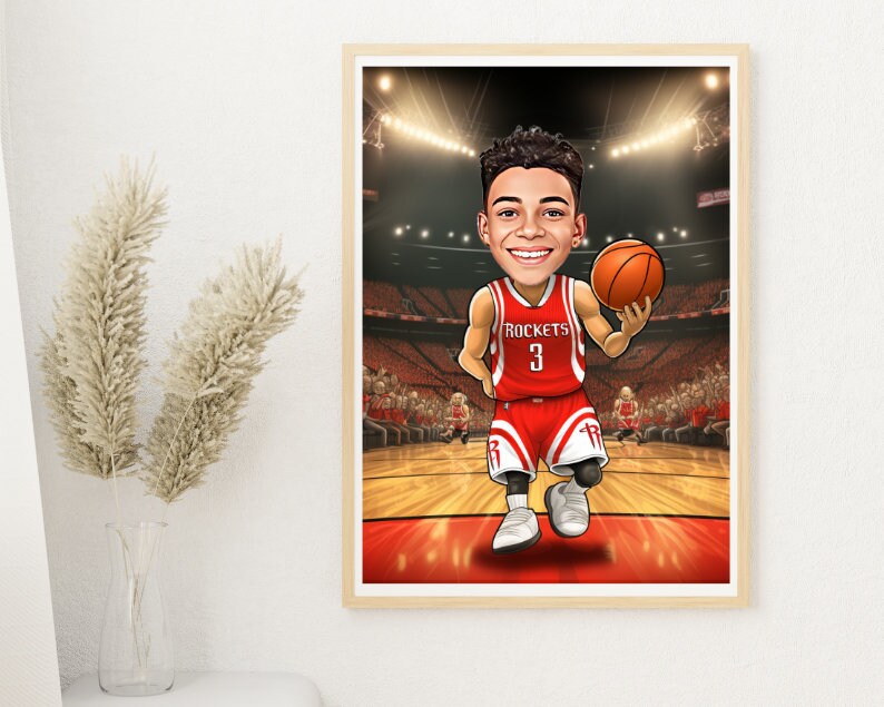 Personalised Houston Caricature