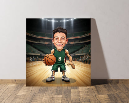 Personalised Bucks Caricature
