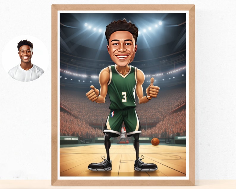 Personalised Bucks Caricature
