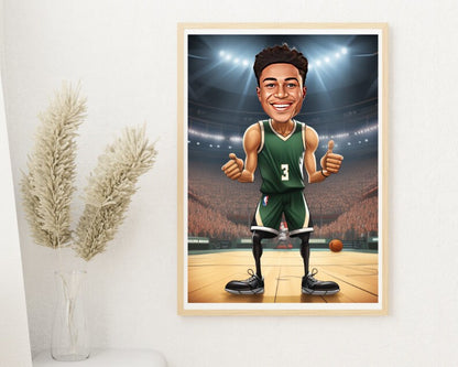 Personalised Bucks Caricature