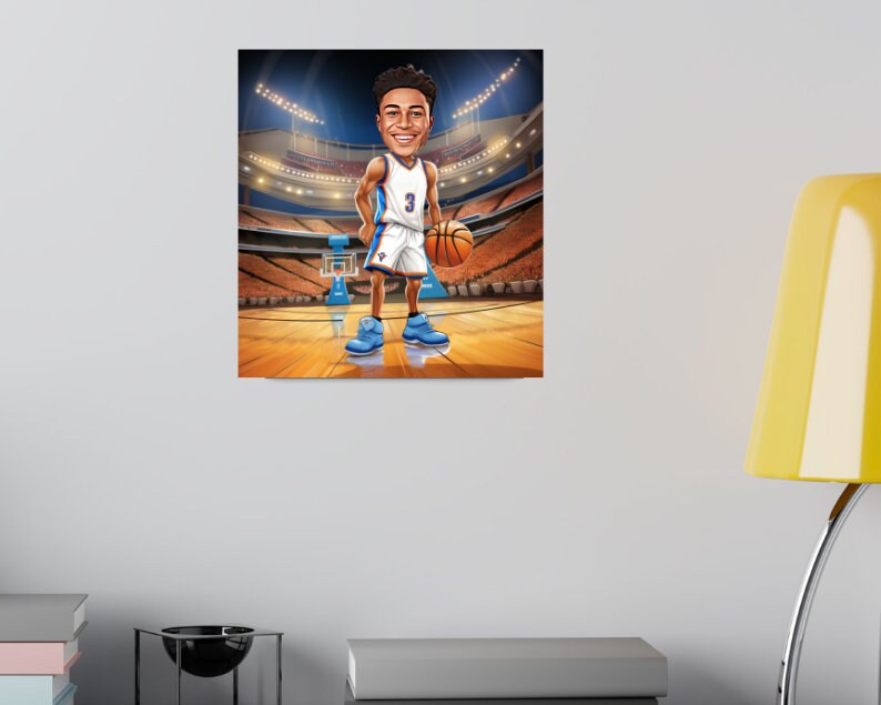 Personalised Thunders Caricature