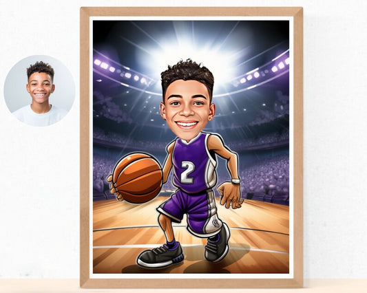 Personalised Sacramento Caricature