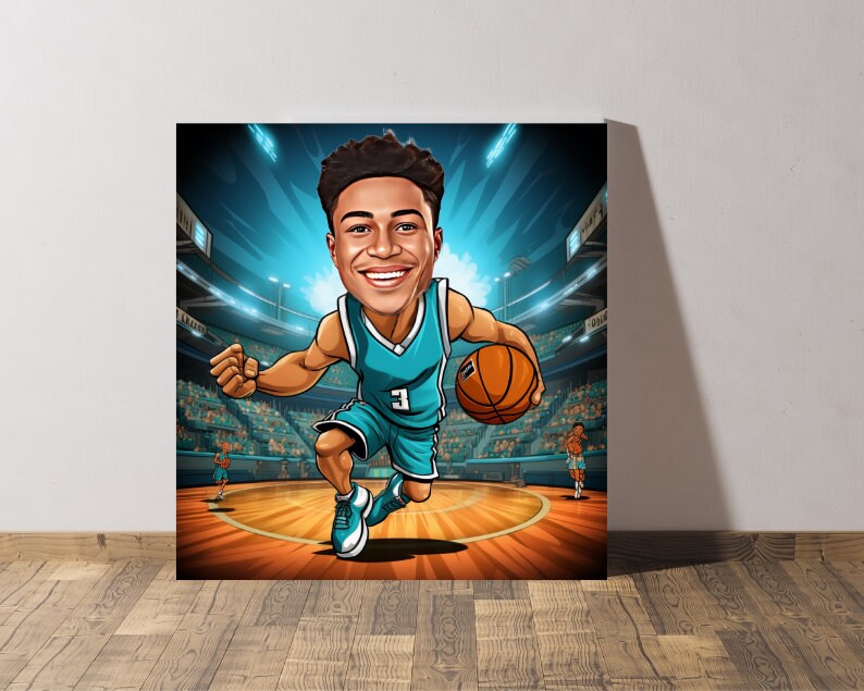 Personalised Hornets Caricature