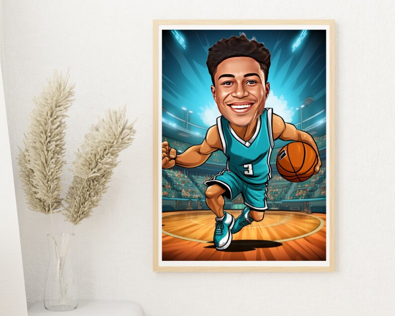 Personalised Hornets Caricature