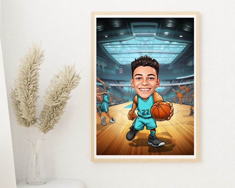 Personalised Hornets Caricature