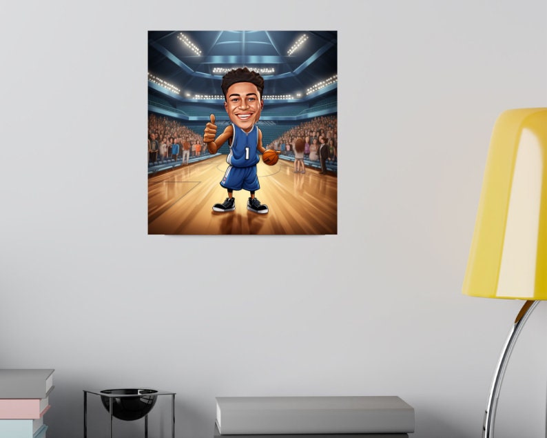 Personalised Mavericks Caricature