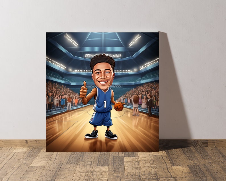 Personalised Mavericks Caricature