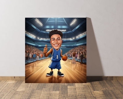 Personalised Mavericks Caricature