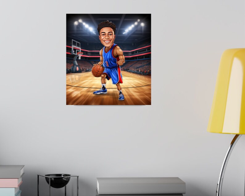 Personalised Pistons Caricature