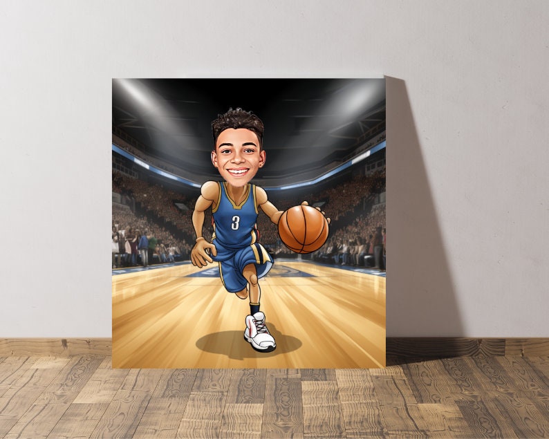 Personalised Pelicans Caricature