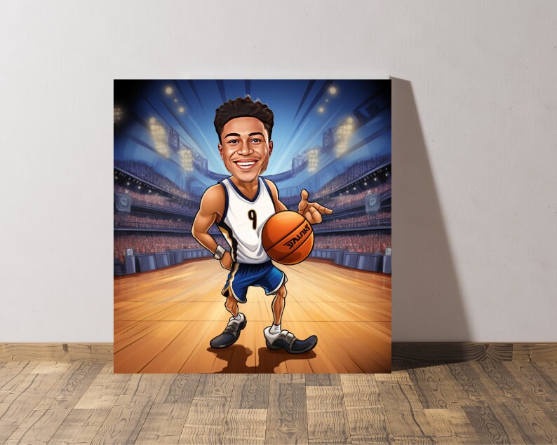 Personalised Pelicans Caricature