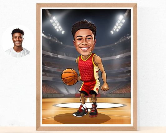Personalised Atlanta Caricature