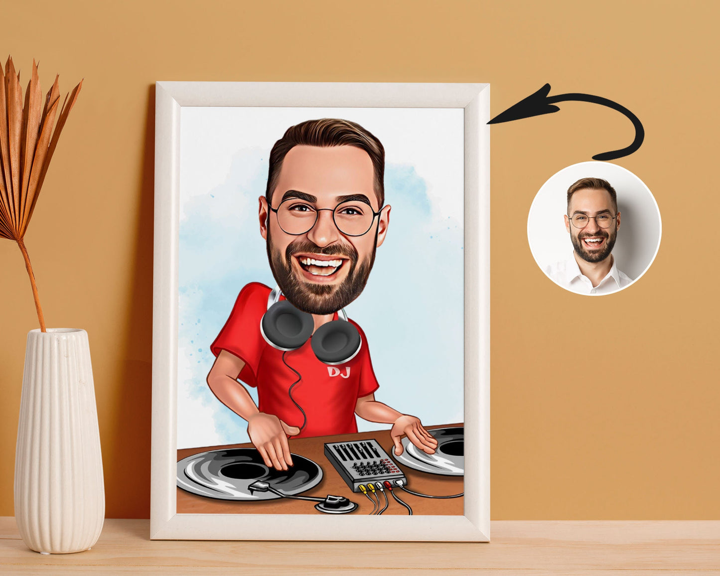 Personalised DJ Caricature