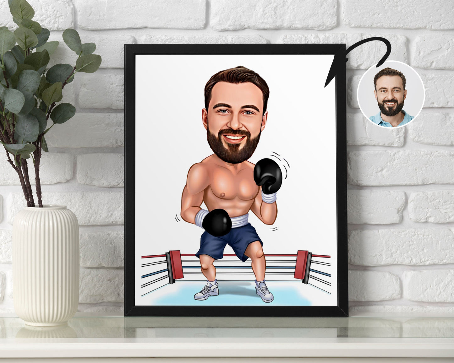 Personalised Boxer Caricature