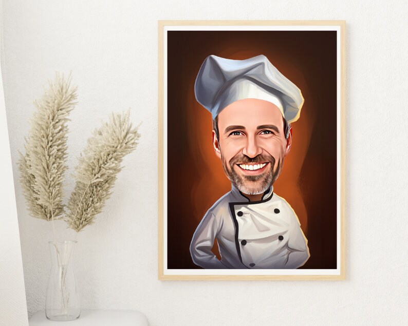 Personalised Chef Caricature