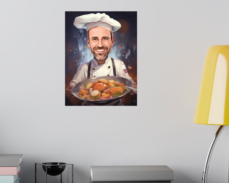 Personalised Chef Caricature