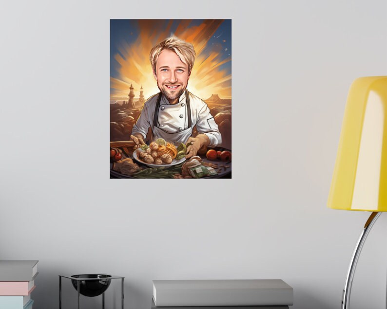Personalised Chef Caricature