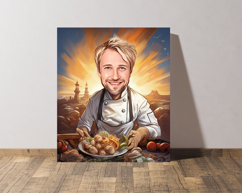 Personalised Chef Caricature