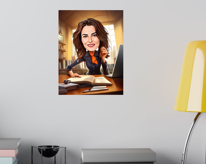 Personalised Coworker Caricature
